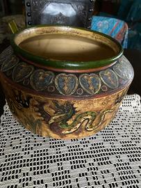 Antico vaso in terracotta italiana Montopoli