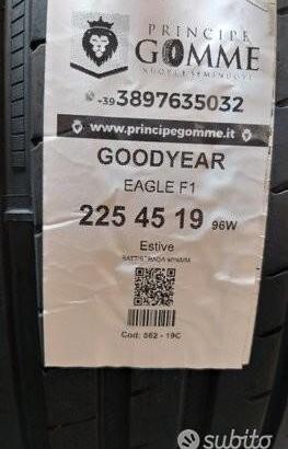 2 gomme 225 45 19 goodyear a562