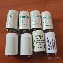 Kit 8 starter varie marche philips osram velamp pe