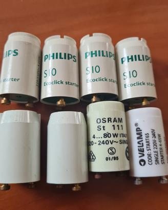 Kit 8 starter varie marche philips osram velamp pe