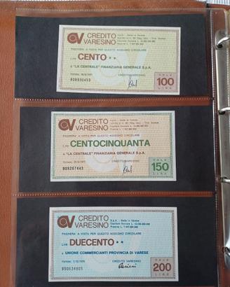 Miniassegni Credito Varesino