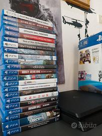 Ps4 Slim con 22 giochi ps4/ps5