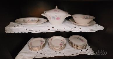 Set piatti per 6 persone in Porcellana Sebring