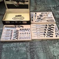 Set posate carne e coltelli nuovi acciaio