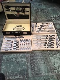 Set posate carne e coltelli nuovi acciaio