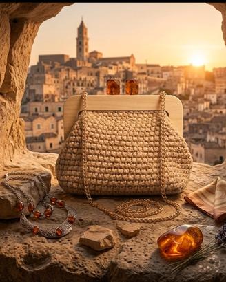 Cloutch SIMONAMI CROCHET Eleganza Artigianale