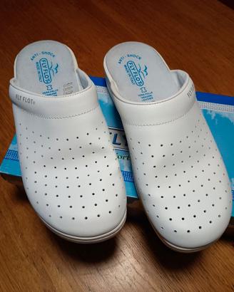 Ciabatte in pelle FLY Flot n°41