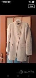 Soprabito Zara beige elegante taglia S foderato