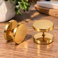 Orecchini hip-hop, oro acciaio anallergico