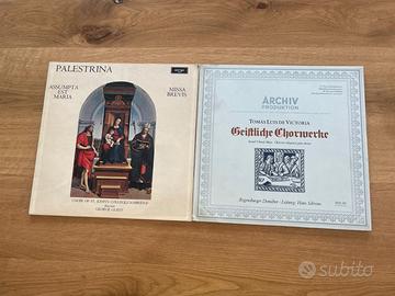 Vinili musica sacra vintage Argo + Archiv