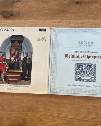 Vinili musica sacra vintage Argo + Archiv