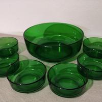 Set di ciotole in vetro anni '70