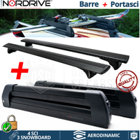 Barre da Tetto + Portasci per Ford Edge Ford S-Max