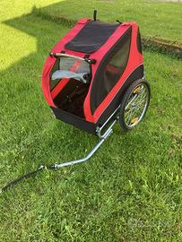 Carrello per cani rimorchio bici