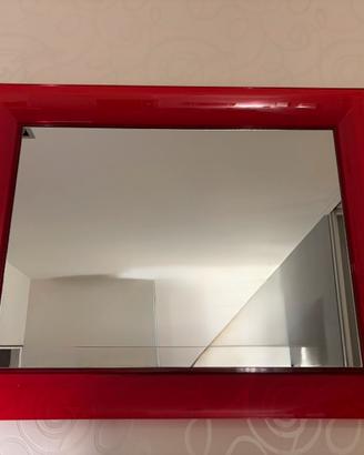Specchio Kartell François Ghost originale rosso