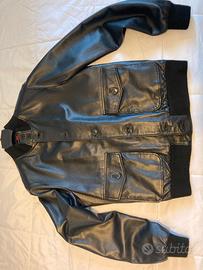 Giubbotto in pelle Alberto Zaccagnini tg 46