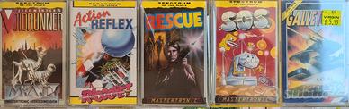5 giochi per ZX SPECTRUM 48K/128/PLUS2