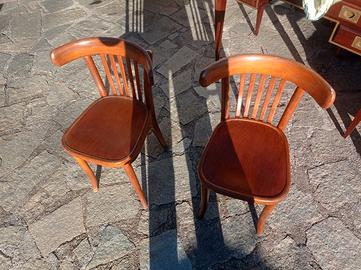 Sedie da pranzo da bistrot anni 50