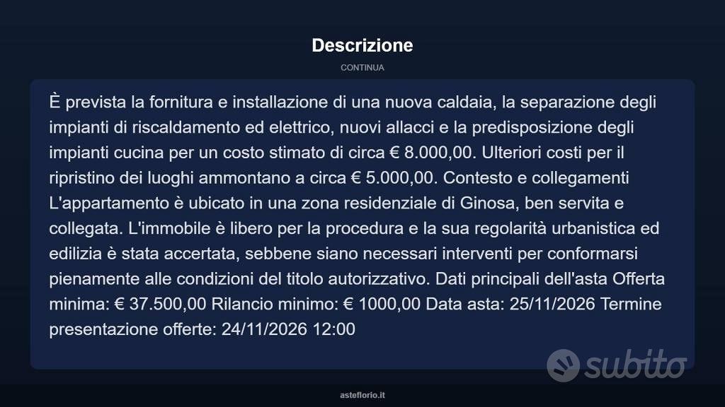 Appartamento – Ginosa, Taranto - Altro