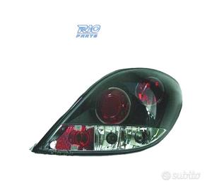 FANALI PEUGEOT 207 06-12 NERO
