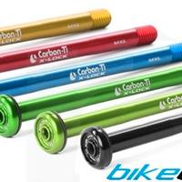 Perni passanti bici Carbon-Ti assi ruota colorati