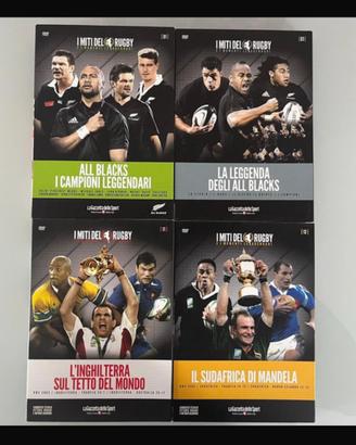 I miti del rugby 4 DVD da collezione sport