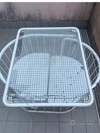 Tavolo con poltrone vintage anni 70 Emu
