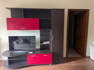 Mobile TV Nero e Rosso