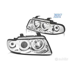 FARI PER AUDI A4 B5 94-99 ANGEL EYES CCFL FONDO CR