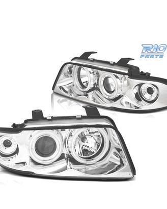 FARI PER AUDI A4 B5 94-99 ANGEL EYES CCFL FONDO CR