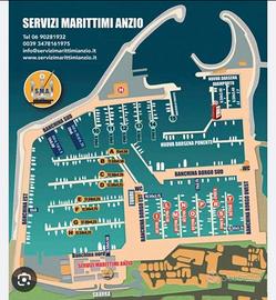 Posto barca Marina di Nettuno 12,50 x 4,25