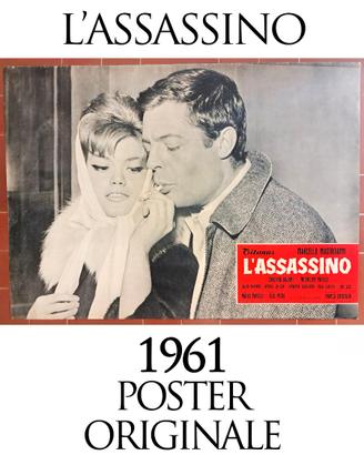 L'Assassino 1961 Poster Originale Mastroianni