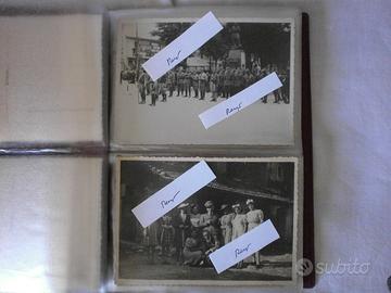 WW2 : Album con 32 FOTO 10x14 di Uff. e Sottuff