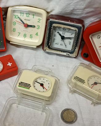 Orologio sveglia lotto 7 pezzi 