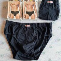 2 paia di Slip Uomo (Nuovi) 8/3XL Cotone morbido