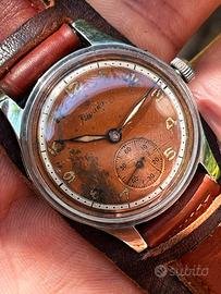 Orologio vintage Nivada militare anni 40 acciaio