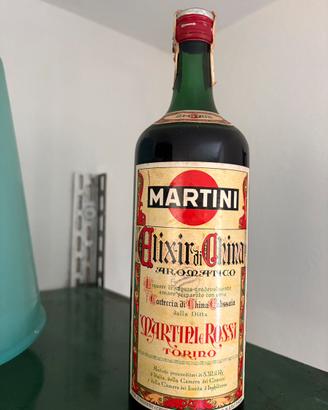Martini Elixir di China - Bottiglia d’Epoca