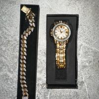 OROLOGIO E BRACCIALE Cuban Link