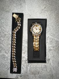 OROLOGIO E BRACCIALE Cuban Link
