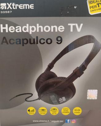 cuffie per ascolto tv con cavo