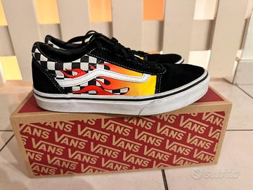 Vans top basse arancioni