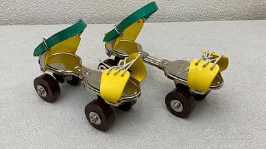 Giocattolo epoca pattini a rotelle vintage FAS