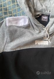 Felpa di Puma tg M grigia e nera