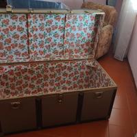 Cassapanca baule per corredo
