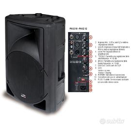COPPIA di CASSE  Pax2 12 - CASSA ATTIVA 400W!!!