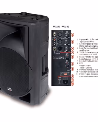 COPPIA di CASSE  Pax2 12 - CASSA ATTIVA 400W!!!
