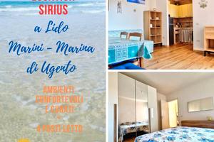 TRILO grazioso LIDO MARINI nel Salento con Balcone