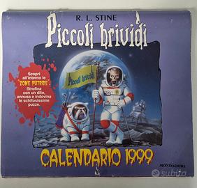 Raro Calendario 1999 con inserto Piccoli Brividi 