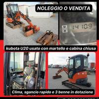 Mini Escavatore KUBOTA U20-3a (2019)