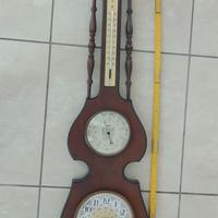 Orologio da parete con stazione meteo barometrica